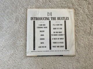 Vintage 1964 Vinyl LP Record Introducing the Beatles Vee Jay Records 2