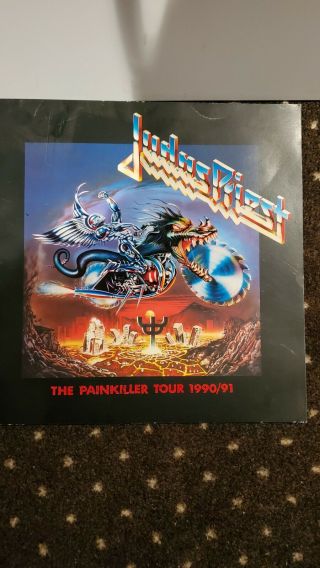 " Judas Priest " Tourbook The Painkiller Tour 1990/91 Booklet