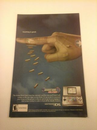 2005 Video Game Print Ad - Advance Wars Dual Strike - Nintendo Ds