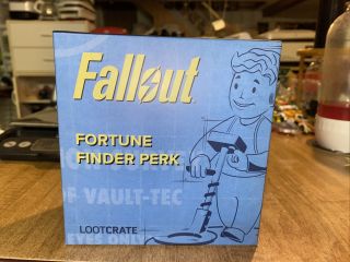 Fallout Fortune Finder Perk Loot Crate Figure Nib