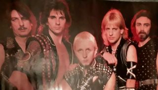 Judas Priest 1984 POSTER Vintage.  Rare.  COLLECTABLE. 3