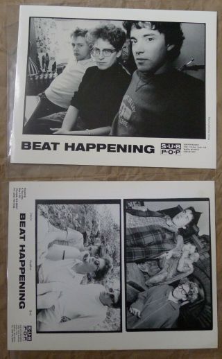Beat Happening K Records Sub Pop Press Promo Photo 8x10 Punk Rare Vintage