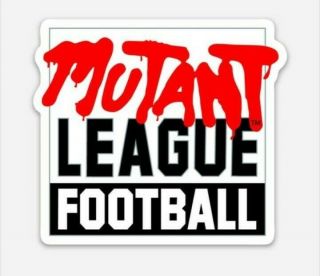 Mutant League Football Vinyl Sticker 3 " Waterproof