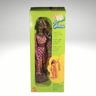Nrfb 1970 Mattel Mod African American Black Live Action Christie Doll 1175