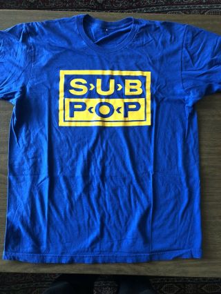 Vintage 1990s Sub Pop Records T - Shirt Nirvana Mudhoney (xl)