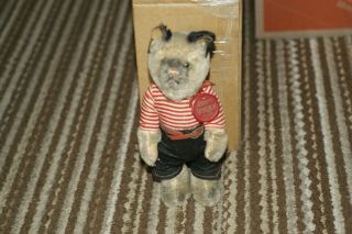 Vintage Schuco Mohair Tricky Yes/no Cat Made In Us Zone Germany 9 " Tall