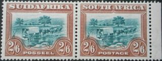 South Africa 1932 2/6 Pair Sg 49