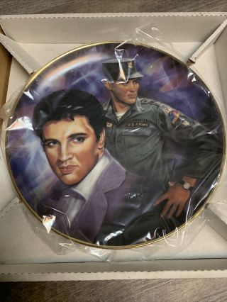 Elvis Presley ”the Early Years " Collector Plate By Susie Morton