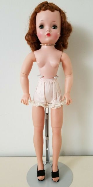 Vintage Madame Alexander Cissy Doll Nude Antique 20 " Tall Red Head 1950s