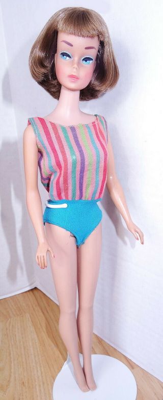 Vintage Long Hair Medium Color Nutmeg American Girl Barbie Doll 2