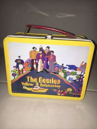 Vintage The Beatles Yellow Submarine Lunchbox