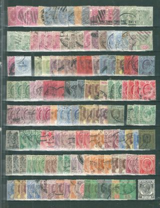 Malaya Straits Settlements Accumulation Of Definitives Qv To Kgv