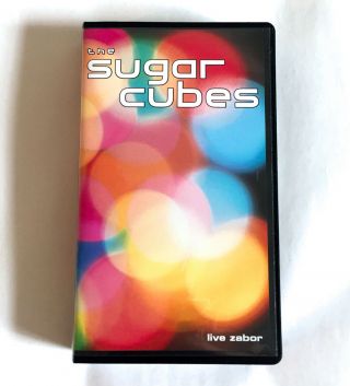 The Sugar Cubes Live Zabor Japan Vhs Video Povp - 1017 60min Ntsc 4800yen Bjork