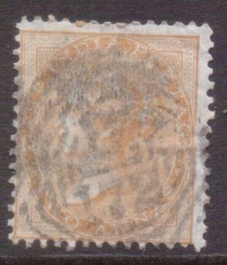 East India Stamp Octagonal Postmark / Cancel " B 172 " In Singapore