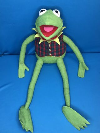 Vintage Muppets Kermit Frog Plush Eden Jim Henson 