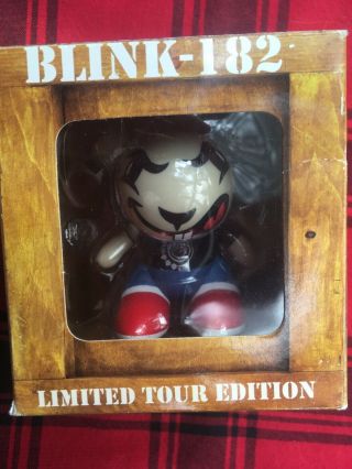 Gensen Blink 182 Bunny Rabbit Vinyl Figure - Limited Tour Edition - Nib