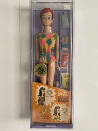 Vintage Colour Magic Barbie 1st Issue 1966 Hard Plastic Box Rare Nrfb