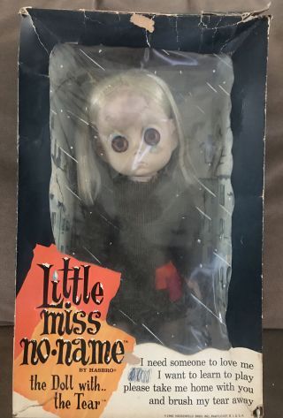 Little Miss No Name The Doll With The Tear By Hasbro - Vintage - -