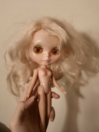 1972 Vintage Kenner Blythe Blonde Doll Ring Pull Changeable Eyes Work 2