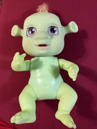Very Rare 2007 Shrek The Third Baby Girl 13 " Laughing Talking Doll @not Working@