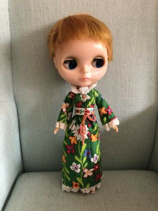 Kenner 1972 Redhead Blythe Doll.  Vintage.  Dress.  7 Lines.