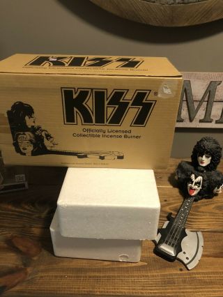 Officially Licensed KISS Incense Burner Gene Simmons Tongue Axe Guitar 3