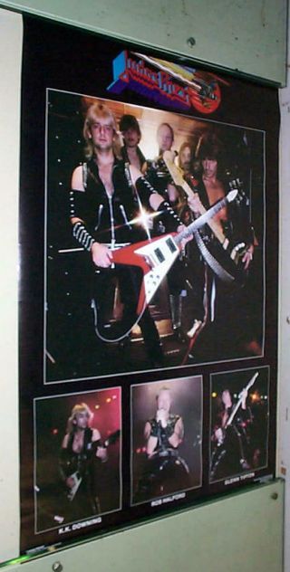 Judas Priest Collage Vintage Poster In Last One