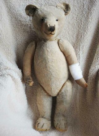 Farnell Antique 1920s 23 " (59cm) Large Mohair Teddy Bear Fully Jointed 