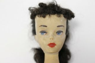 Vintage 1960 Barbie Ponytail 3 Brunette Brown Eye Shadow (Faded) Untouched 2