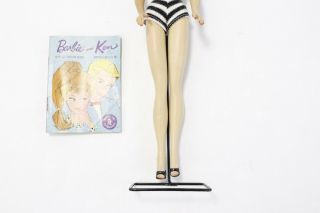 Vintage 1960 Barbie Ponytail 3 Brunette Brown Eye Shadow (Faded) Untouched 4