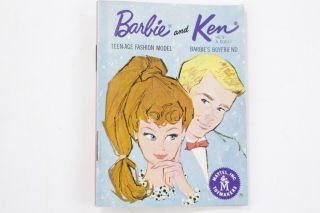 Vintage 1960 Barbie Ponytail 3 Brunette Brown Eye Shadow (Faded) Untouched 5