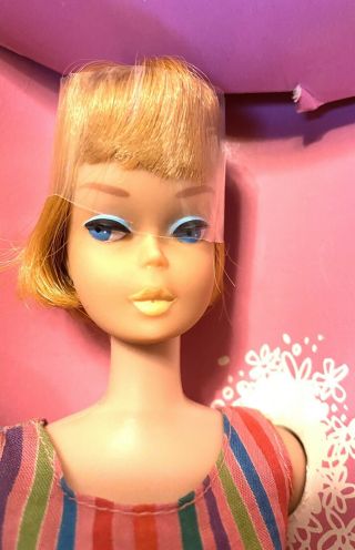 Vintage Barbie Long Hair American Girl Titian Hair Buttercup Lips 3