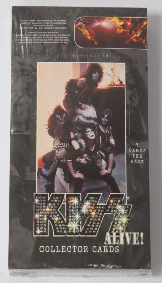Kiss Alive Trading Cards 36 Pack Box 2001