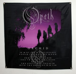Opeth Orchid Flag 48 X 48
