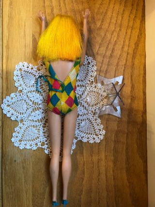 Vintage Barbie COLOR MAGIC BLONDE With Stand,  Shoes,  Suit,  Headband & Clip 5