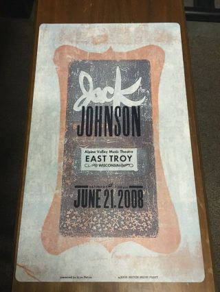 Jack Johnson Concert Poster