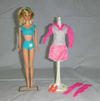 Vtg 1969 Mattel Barbie Twinkle Town Gift Set Sears 1190 Blonde Barbie Complete