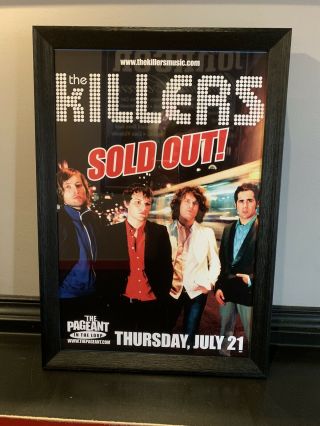 Rare The Killers Poster - The Pageant 20th Anniversary Print