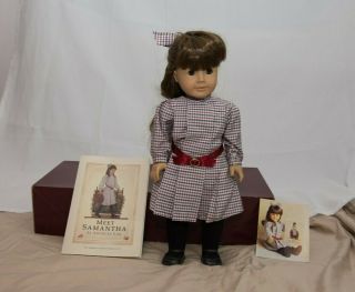 American Girl Pleasant Company Samantha White Body Signed By Rowland 1990