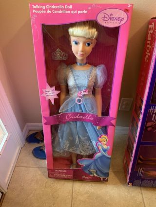 Vintage Disney Princess My Size Talking Cinderella Disney / Still Talks Rare