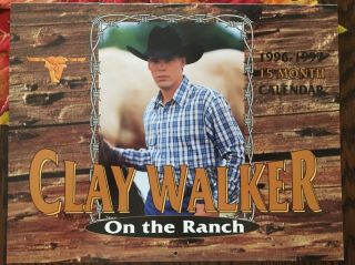 Clay Walker 15 Month Calendar - On The Ranch (