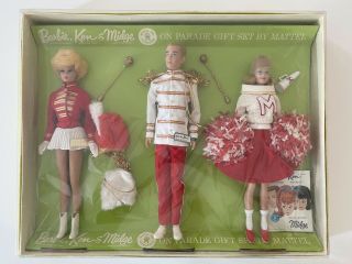 Vintage Barbie,  Ken And Midge On Parade Gift Set 1964 1014 Nrfb Flawless