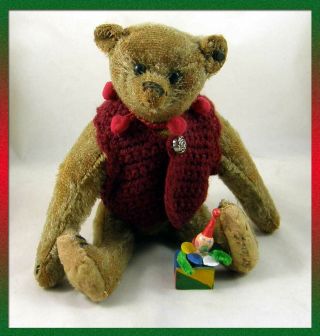 Mr Bojangles Antique Steiff Teddy Bear With Button C1909