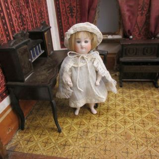 5 1/8 " Kestner All Bisque Doll With Barefoot Not Perfect