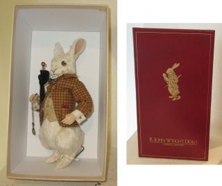 2005 R.  John Wright Doll - The White Rabbit - 136 Of Only 500 - Mib