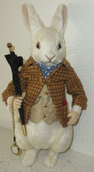 2005 R.  John Wright Doll - The White Rabbit - 136 of Only 500 - MIB 2