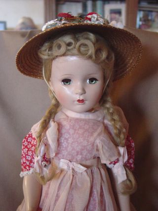 Madame Alexander Vintage Hard Plastic Mcguffey Ana Doll W/ Margaret O 
