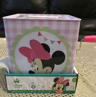 Disney Minnie Mouse Jack In The Box Plays You Are My Sunshine 2014 Open Box