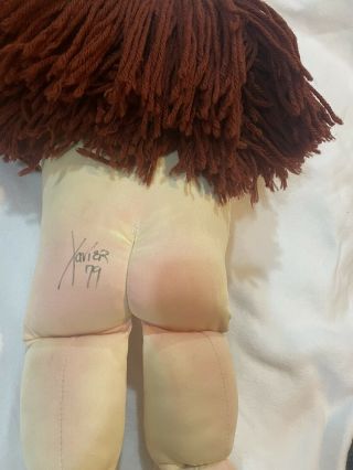 1979 Cabbage Patch Doll,  Hand Signed by Xavier Roberts w Adoption Papers 3
