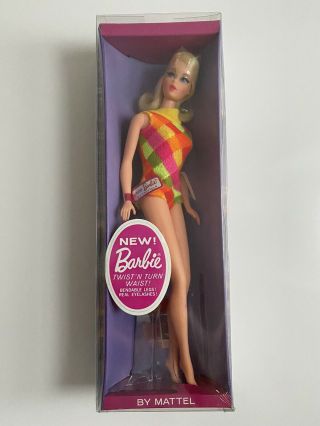 Vintage Barbie Twist N Turn Marlo Flip 1968 Blonde Hair Nrfb Flawless